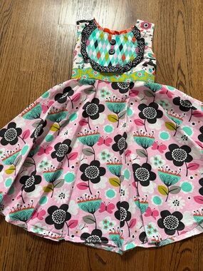 Jelly The Pug | Dresses | Jelly The Pug Christmas Tree Dress Girls Size 7y  Smocked Layered Flowy Christmas | Poshmark